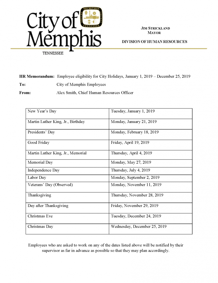 Additional City Benefits Total Rewards